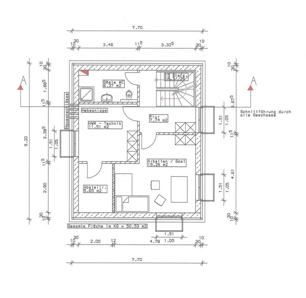 Prodej domu 98 m², pozemek 307 m², Stuhr, Dolní Sasko Prodej domu 98 m², pozemek 307 m², Stuhr, Dolní Sasko
