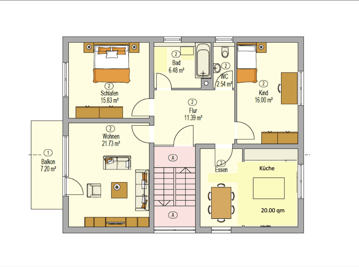 Pronájem bytu 3+1 94 m², Im Brunnenfeld 5, Karlsruhe, Bádensko-Württembersko Pronájem bytu 3+1 94 m², Im Brunnenfeld 5, Karlsruhe, Bádensko-Württembersko