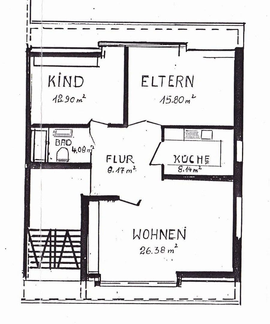 Pronájem bytu 3+1 75 m², Neuhausen auf den Fildern, Bádensko-Württembersko Pronájem bytu 3+1 75 m², Neuhausen auf den Fildern, Bádensko-Württembersko