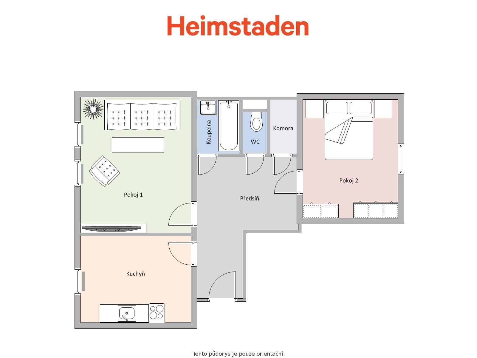 Pronájem bytu 2+1 54 m², Beethovenova, Havířov, Moravskoslezský kraj Pronájem bytu 2+1 54 m², Beethovenova, Havířov, Moravskoslezský kraj