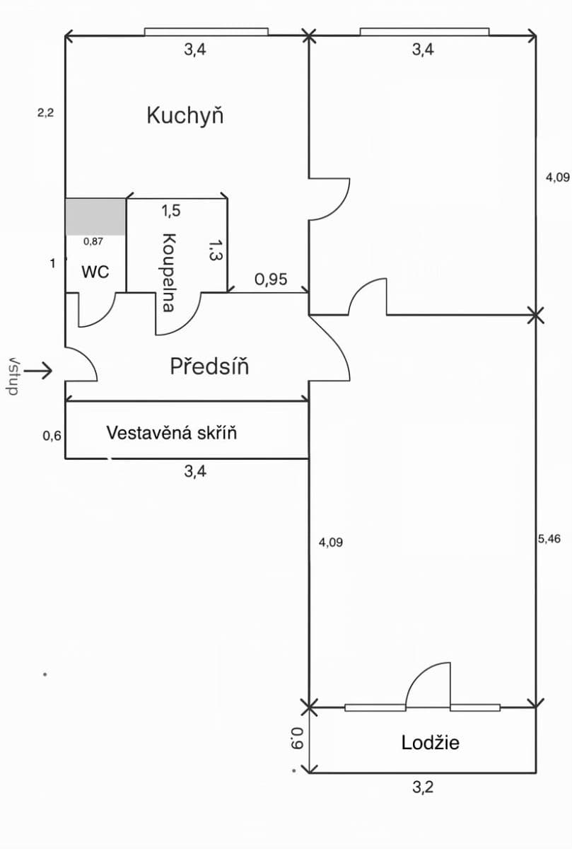 Prodej bytu 2+1 53 m², Antala Staška, Praha, Praha Prodej bytu 2+1 53 m², Antala Staška, Praha, Praha