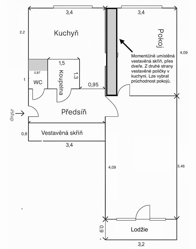 Prodej bytu 2+1 53 m², Antala Staška, Praha, Praha Prodej bytu 2+1 53 m², Antala Staška, Praha, Praha