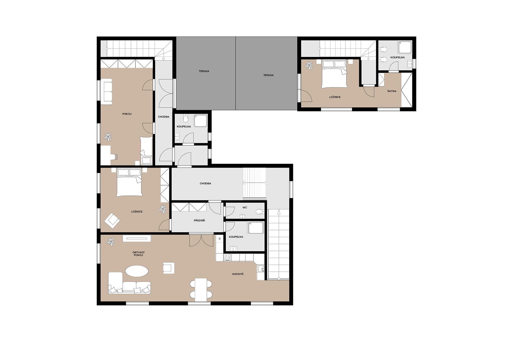 Prodej domu 452 m², Náchodská, Praha, Praha Prodej domu 452 m², Náchodská, Praha, Praha