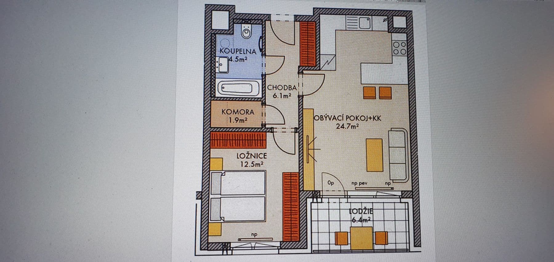 Pronájem bytu 2+kk 60 m², Stočesova, Praha, Praha Pronájem bytu 2+kk 60 m², Stočesova, Praha, Praha