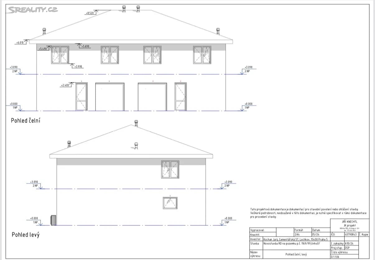 Prodej domu 314 m², pozemek 1.148 m², Unhošť, Středočeský kraj Prodej domu 314 m², pozemek 1.148 m², Unhošť, Středočeský kraj