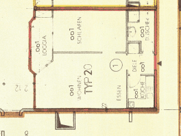 Pronájem bytu 2+1 48 m², Ludwigshafen, Porýní-Falc Pronájem bytu 2+1 48 m², Ludwigshafen, Porýní-Falc