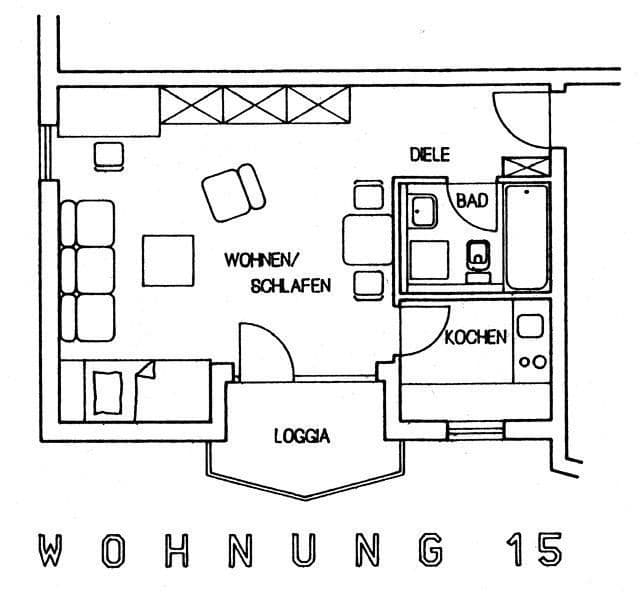 Pronájem bytu 1+1 41 m², Im Oberwald 44, Germersheim, Porýní-Falc Pronájem bytu 1+1 41 m², Im Oberwald 44, Germersheim, Porýní-Falc
