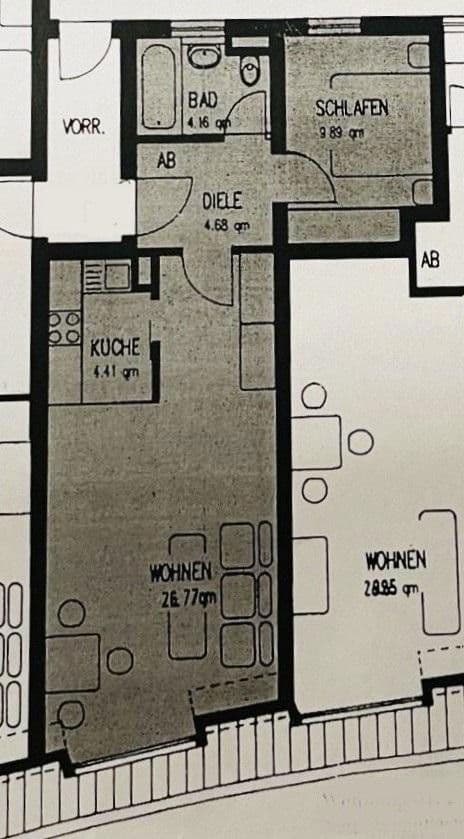 Prodej bytu 2+1 48 m², Berlin, Berlín Prodej bytu 2+1 48 m², Berlin, Berlín