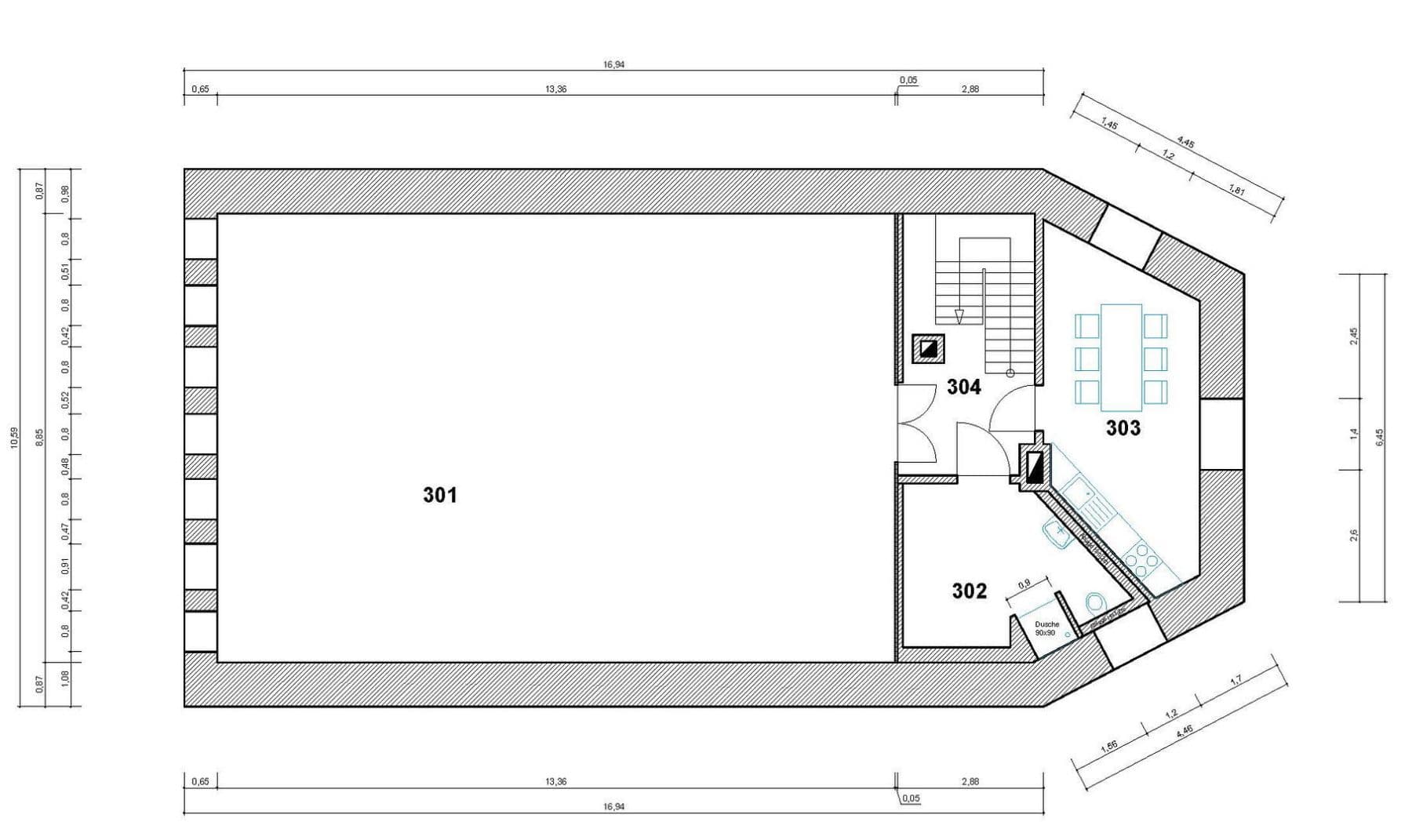 Pronájem kanceláře 163 m², Mittelstraße 3, Parchim, Mecklenburg-Vorpommern Pronájem kanceláře 163 m², Mittelstraße 3, Parchim, Mecklenburg-Vorpommern