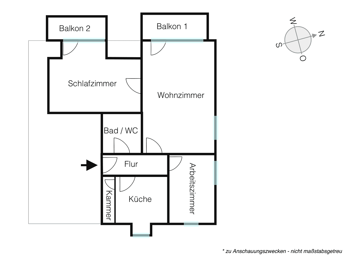 Pronájem bytu 3+1 78 m², Elmshorn, Šlesvicko-Holštýnsko Pronájem bytu 3+1 78 m², Elmshorn, Šlesvicko-Holštýnsko