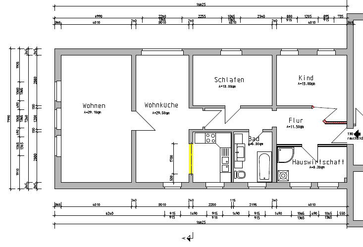 Pronájem bytu 3+kk 109 m², Gröditz, Sasko Pronájem bytu 3+kk 109 m², Gröditz, Sasko