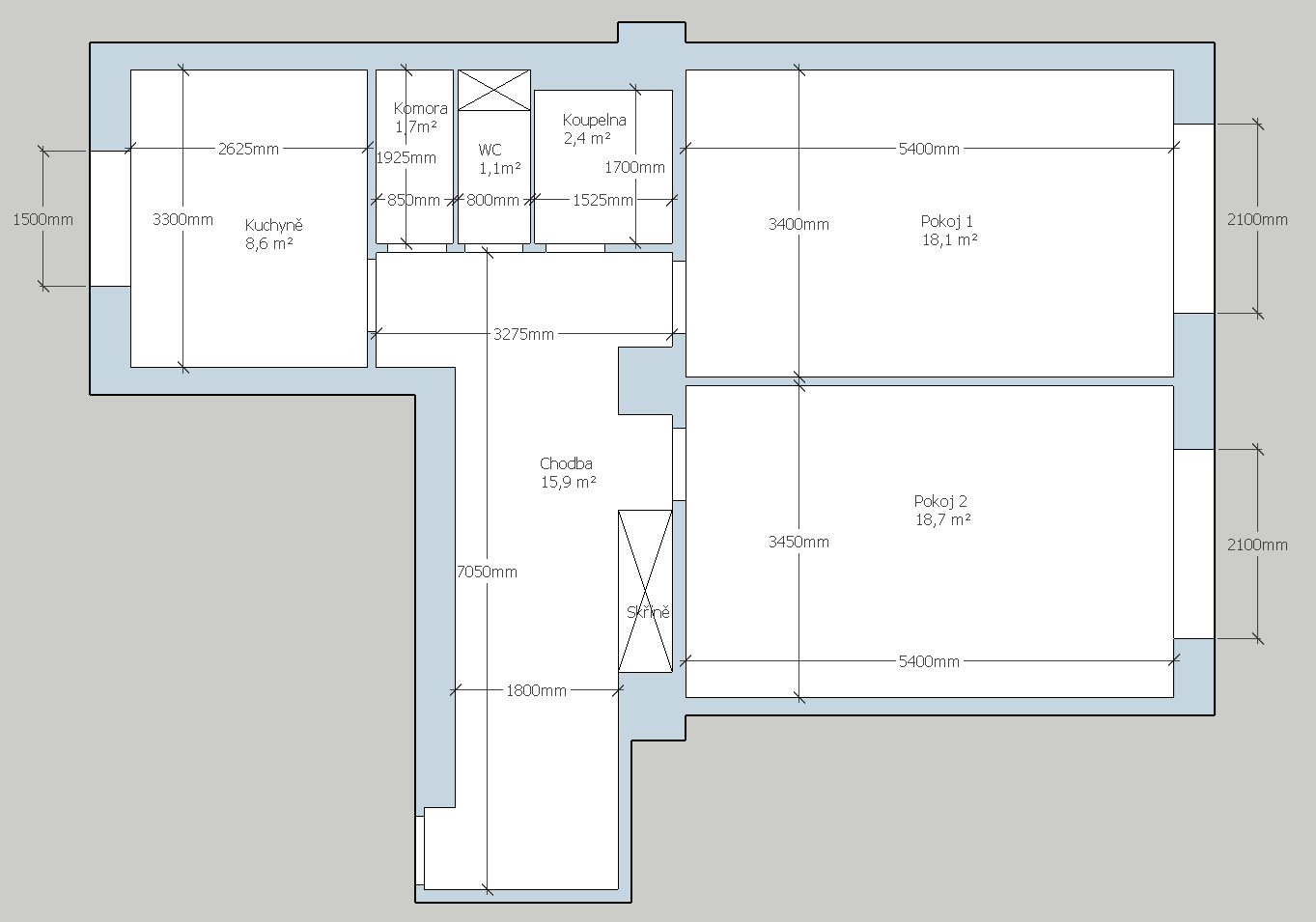 Pronájem bytu 2+1 67 m², Nučická, Praha, Praha Pronájem bytu 2+1 67 m², Nučická, Praha, Praha