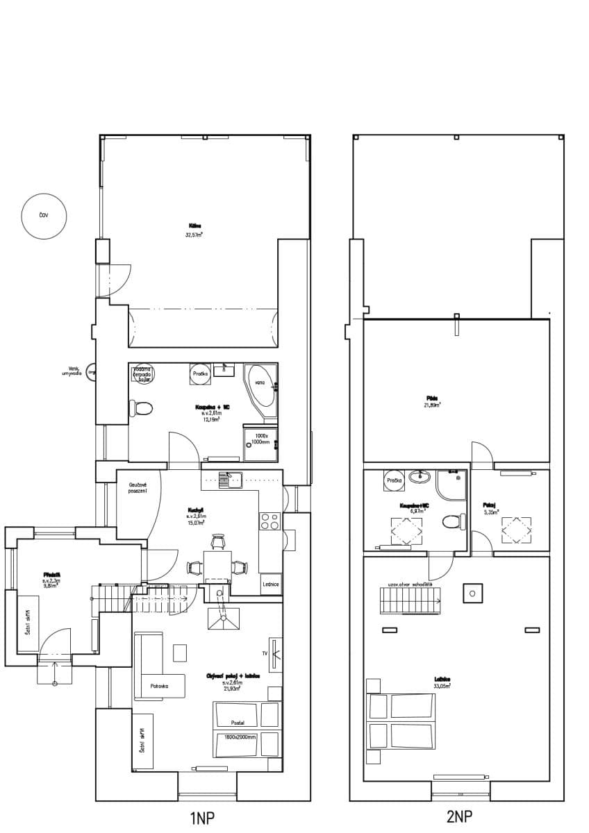 Prodej domu 128 m², pozemek 511 m², Bernartice, Jihočeský kraj Prodej domu 128 m², pozemek 511 m², Bernartice, Jihočeský kraj