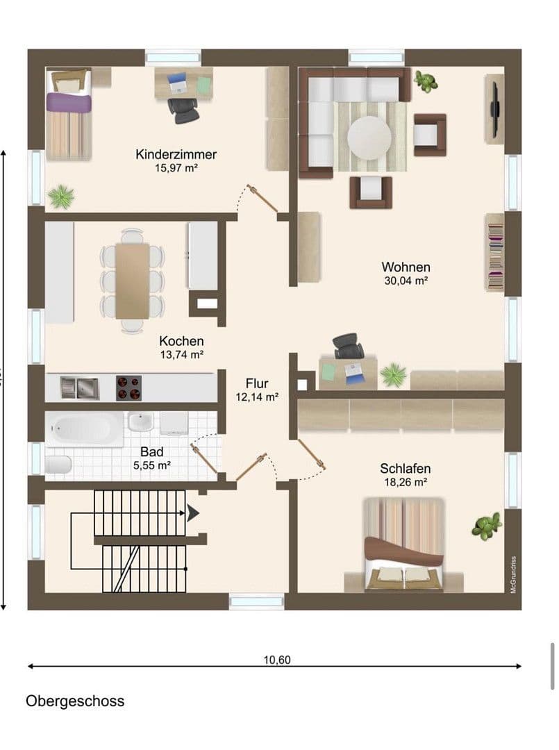 Pronájem bytu 3+1 92 m², Friedrichstraße 26, Rheinfelden (Baden), Bádensko-Württembersko Pronájem bytu 3+1 92 m², Friedrichstraße 26, Rheinfelden (Baden), Bádensko-Württembersko