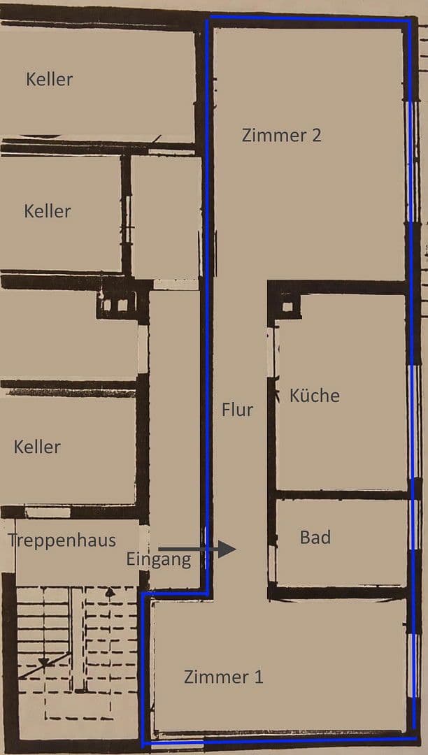 Pronájem bytu 2+1 50 m², Kleinbachstr. 13, Karlsruhe, Bádensko-Württembersko Pronájem bytu 2+1 50 m², Kleinbachstr. 13, Karlsruhe, Bádensko-Württembersko