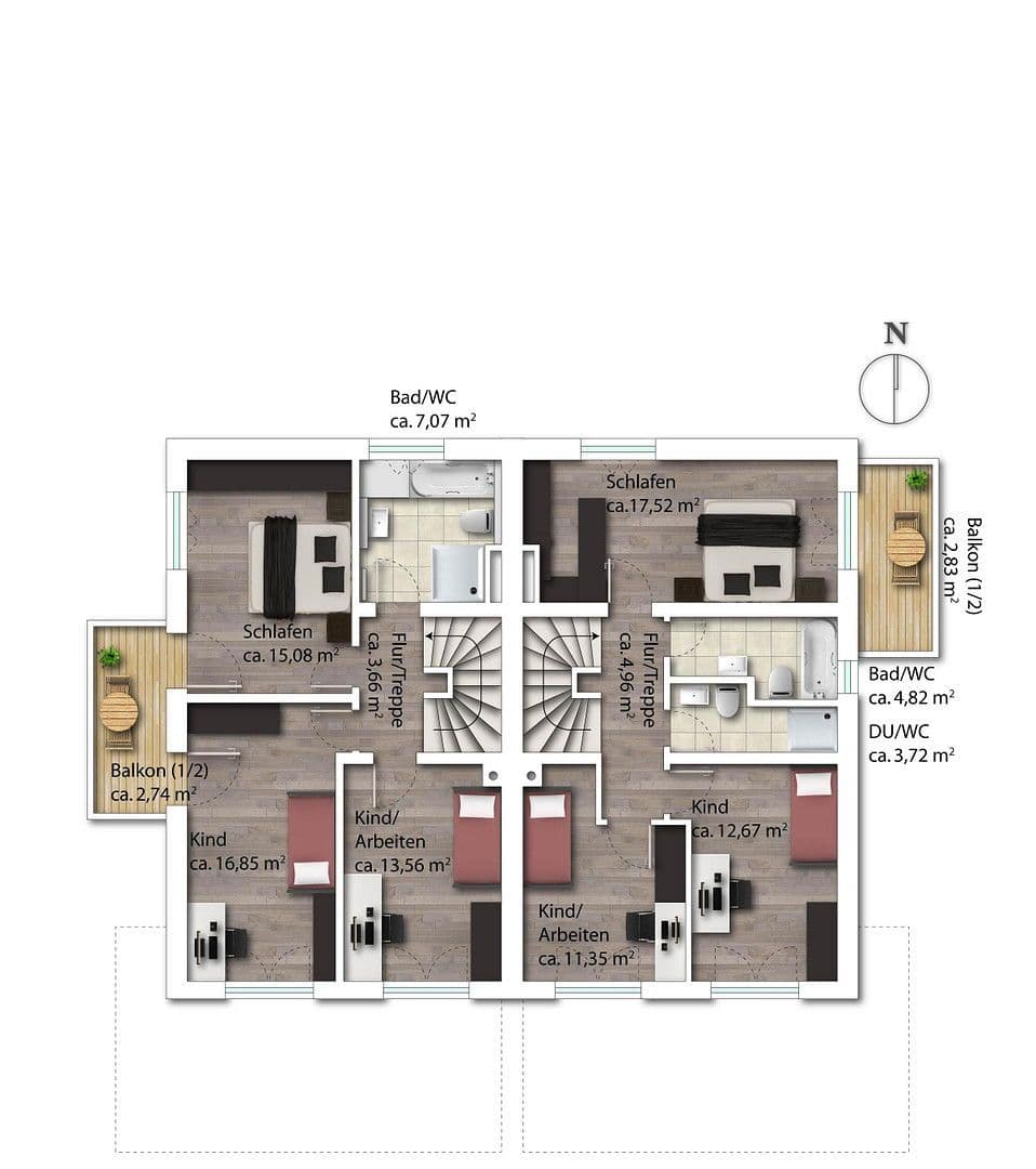 Prodej domu 163 m², pozemek 364 m², Prien, Bavorsko Prodej domu 163 m², pozemek 364 m², Prien, Bavorsko