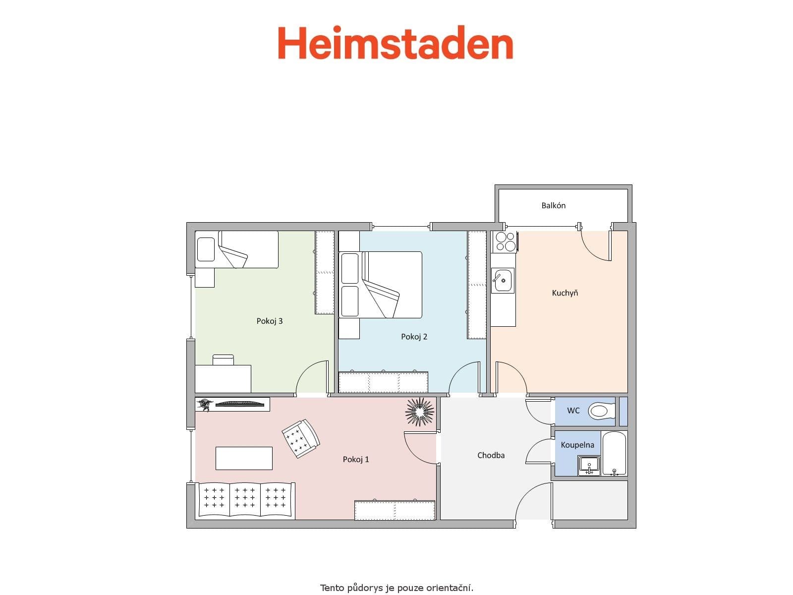 Pronájem bytu 3+1 66 m², Československé armády, Frýdek-Místek, Moravskoslezský kraj Pronájem bytu 3+1 66 m², Československé armády, Frýdek-Místek, Moravskoslezský kraj