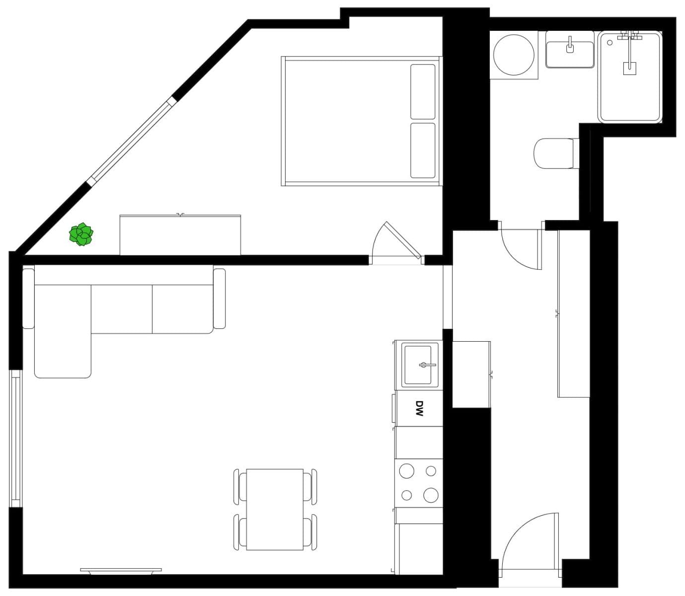 Prodej bytu 2+kk 45 m², Chrudimská, Praha, Praha Prodej bytu 2+kk 45 m², Chrudimská, Praha, Praha
