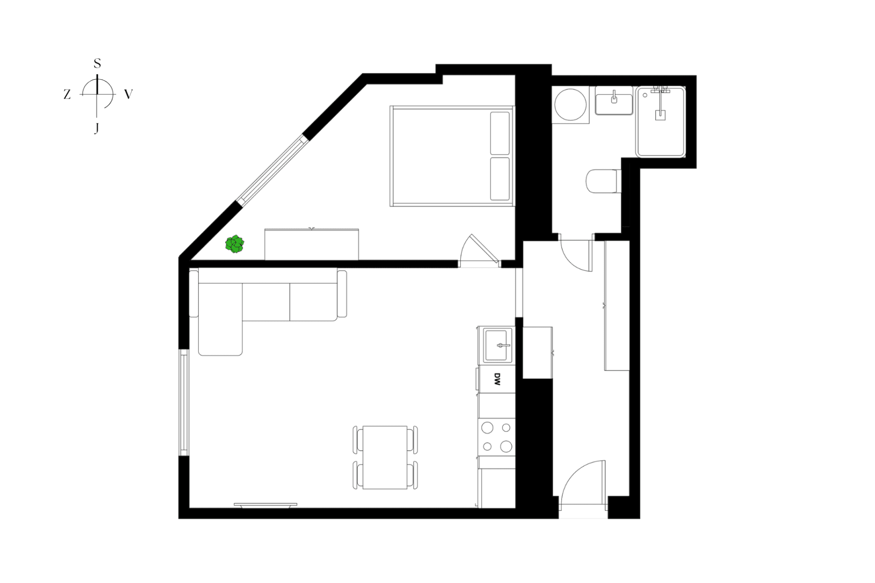 Prodej bytu 2+kk 45 m², Chrudimská, Praha, Praha Prodej bytu 2+kk 45 m², Chrudimská, Praha, Praha