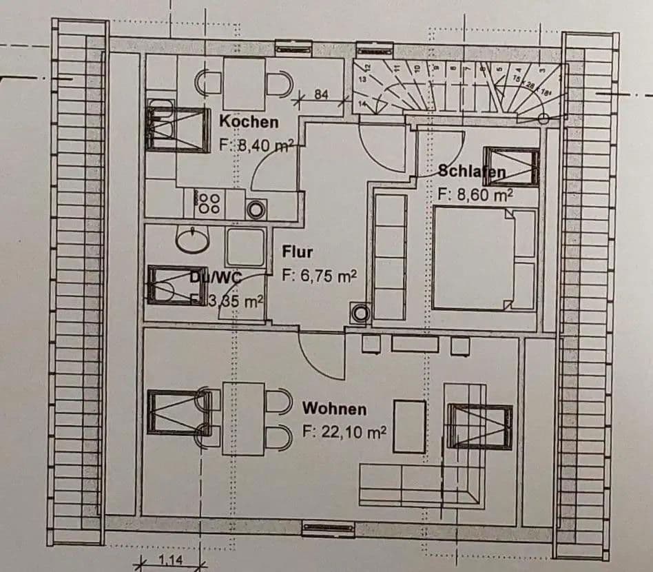 Pronájem bytu 2+1 50 m², Bischberg, Bavorsko Pronájem bytu 2+1 50 m², Bischberg, Bavorsko