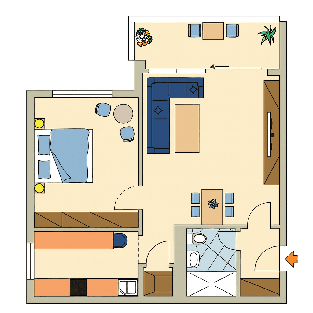 Pronájem bytu 2+1 63 m², Christophorusweg 14, Göttingen, Dolní Sasko Pronájem bytu 2+1 63 m², Christophorusweg 14, Göttingen, Dolní Sasko
