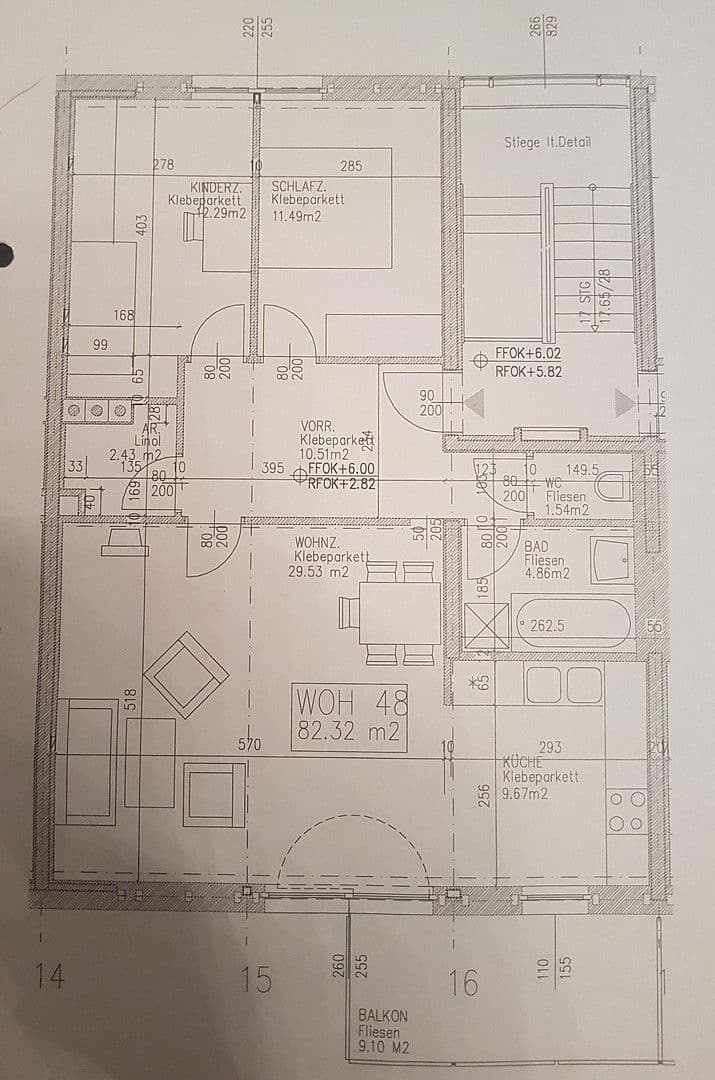 Pronájem bytu 3+1 82 m², LINZ, Horní Rakousko Pronájem bytu 3+1 82 m², LINZ, Horní Rakousko