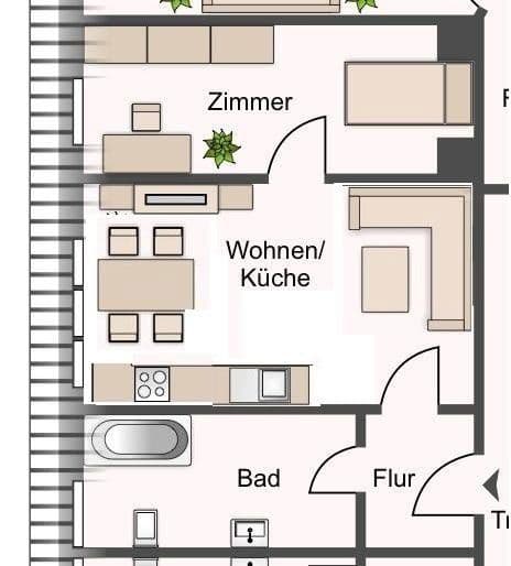 Pronájem bytu 2+1 45 m², Delitzscher Str. 118, Leipzig, Sasko Pronájem bytu 2+1 45 m², Delitzscher Str. 118, Leipzig, Sasko