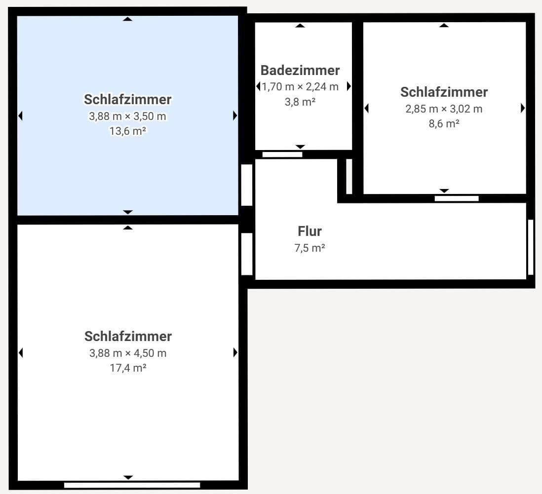 Pronájem bytu 2+1 53 m², Robert Str 30, Hamm, Severní Porýní-Vestfálsko Pronájem bytu 2+1 53 m², Robert Str 30, Hamm, Severní Porýní-Vestfálsko