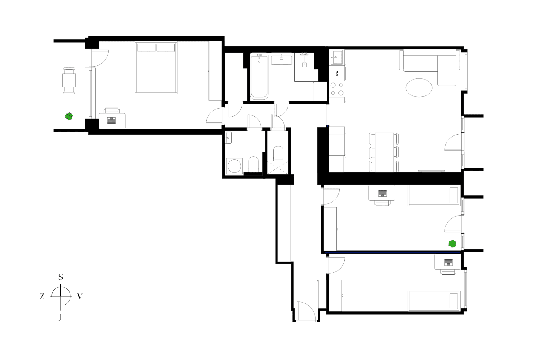 Prodej bytu 4+kk 100 m², Křivá, Praha, Praha Prodej bytu 4+kk 100 m², Křivá, Praha, Praha