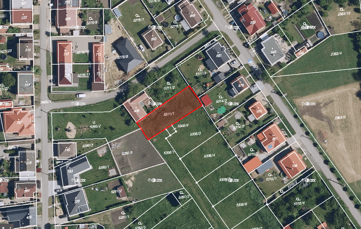 Prodej pozemku 609 m², Vlasatice, Jihomoravský kraj Prodej pozemku 609 m², Vlasatice, Jihomoravský kraj