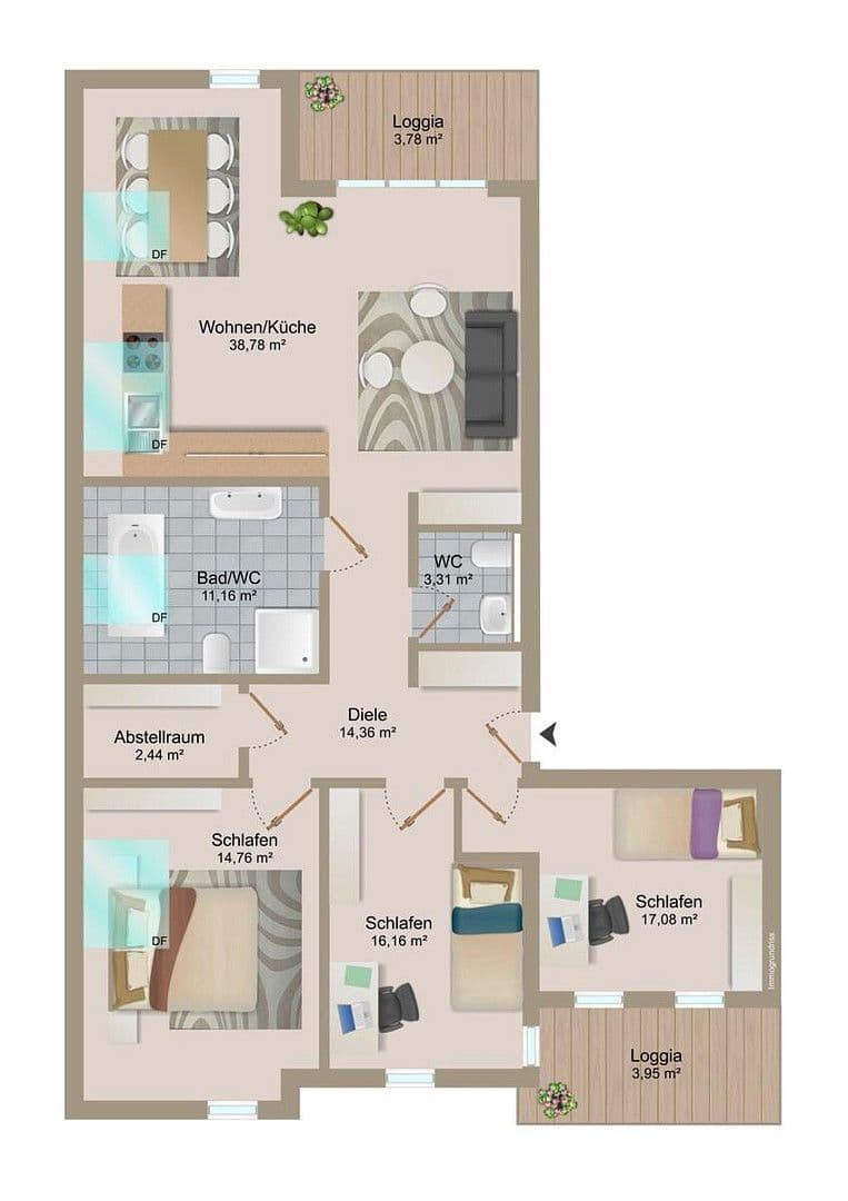 Pronájem bytu 4+1 126 m², Hauptstraße 34, Kieselbronn, Bádensko-Württembersko Pronájem bytu 4+1 126 m², Hauptstraße 34, Kieselbronn, Bádensko-Württembersko