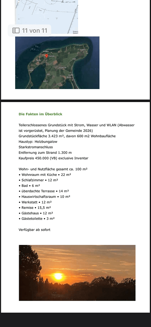 Prodej pozemku 3.420 m², Dranske, Mecklenburg-Vorpommern Prodej pozemku 3.420 m², Dranske, Mecklenburg-Vorpommern