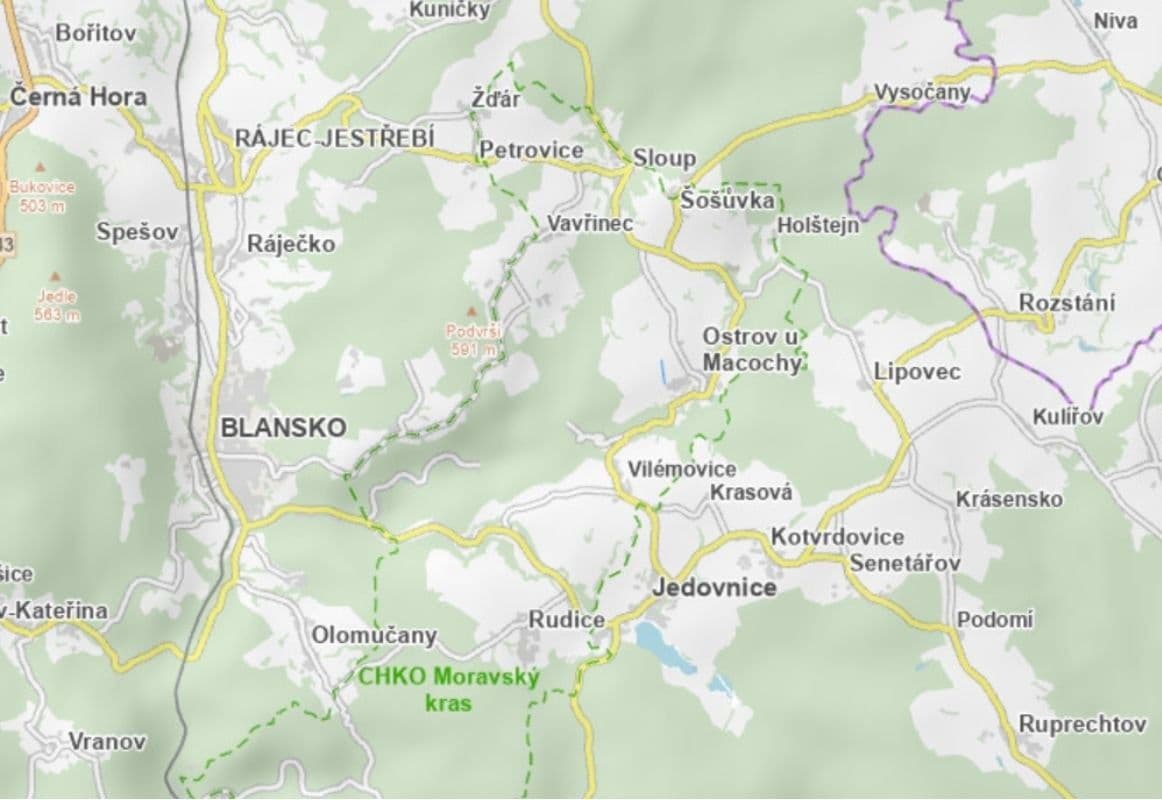 Prodej pozemku 4.695 m², Ostrov u Macochy, Jihomoravský kraj Prodej pozemku 4.695 m², Ostrov u Macochy, Jihomoravský kraj