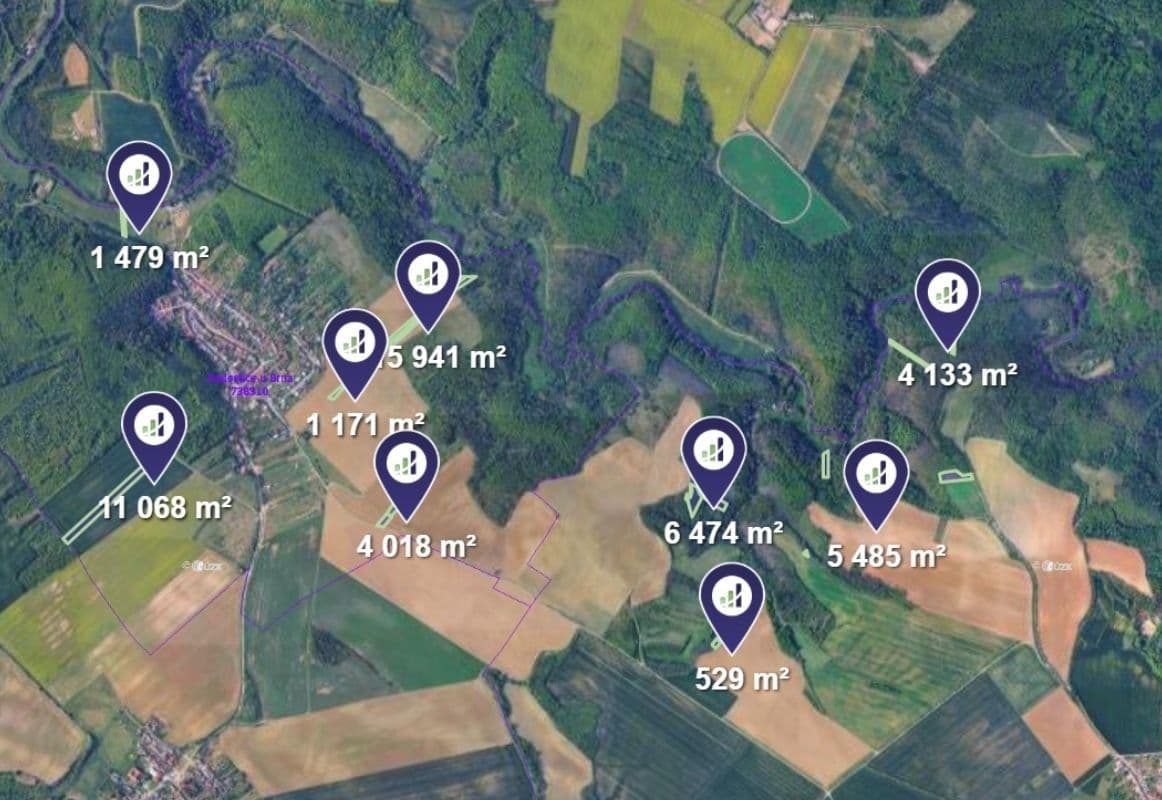 Prodej pozemku 9.147 m², Ořechov, Jihomoravský kraj Prodej pozemku 9.147 m², Ořechov, Jihomoravský kraj