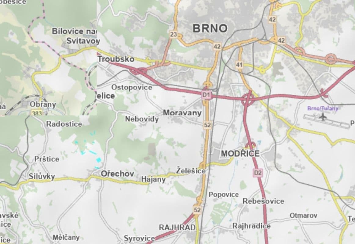 Prodej pozemku 9.147 m², Ořechov, Jihomoravský kraj Prodej pozemku 9.147 m², Ořechov, Jihomoravský kraj