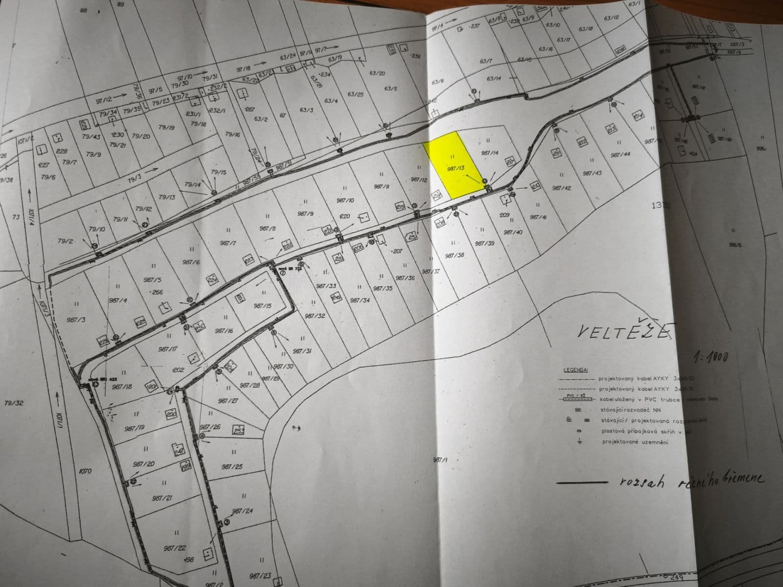 Prodej pozemku 550 m², Veltěže, Ústecký kraj Prodej pozemku 550 m², Veltěže, Ústecký kraj