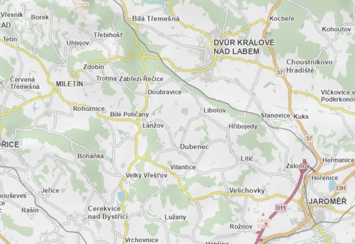 Prodej pozemku 2.674 m², Lanžov, Královéhradecký kraj Prodej pozemku 2.674 m², Lanžov, Královéhradecký kraj