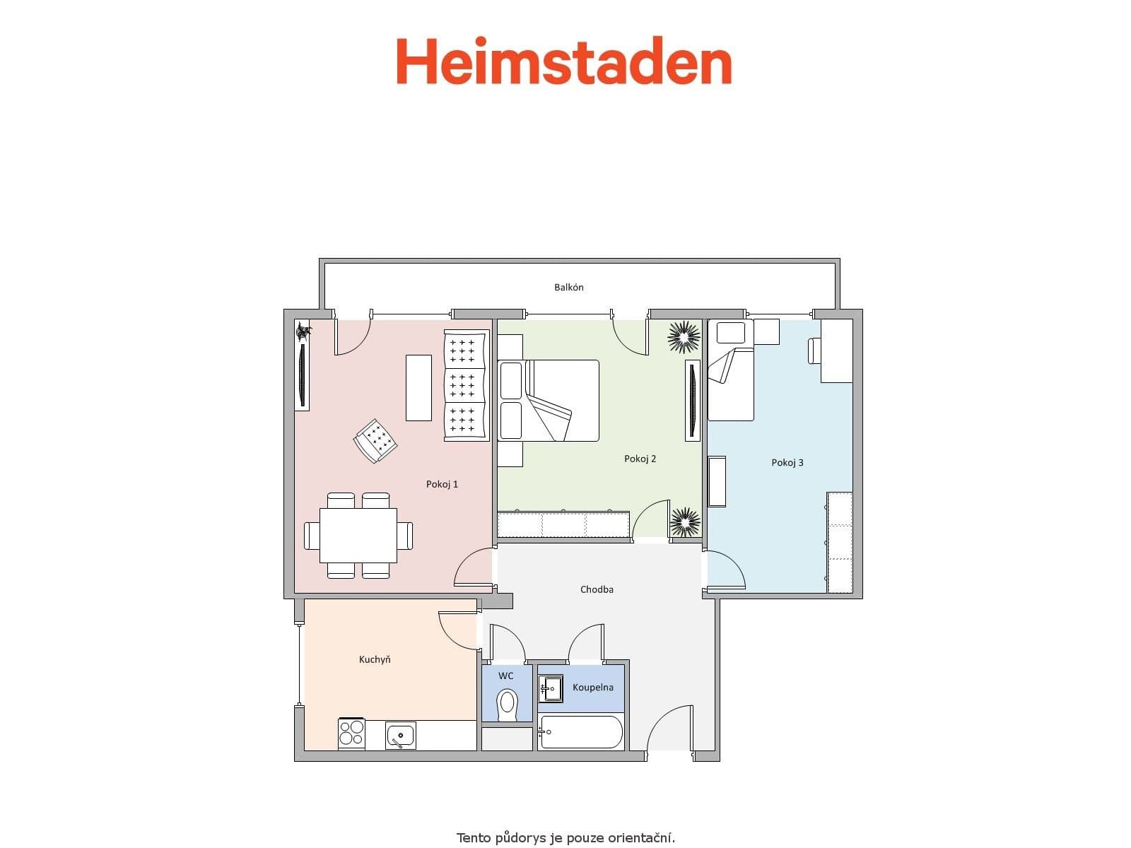 Pronájem bytu 3+1 61 m², Školní, Orlová, Moravskoslezský kraj Pronájem bytu 3+1 61 m², Školní, Orlová, Moravskoslezský kraj