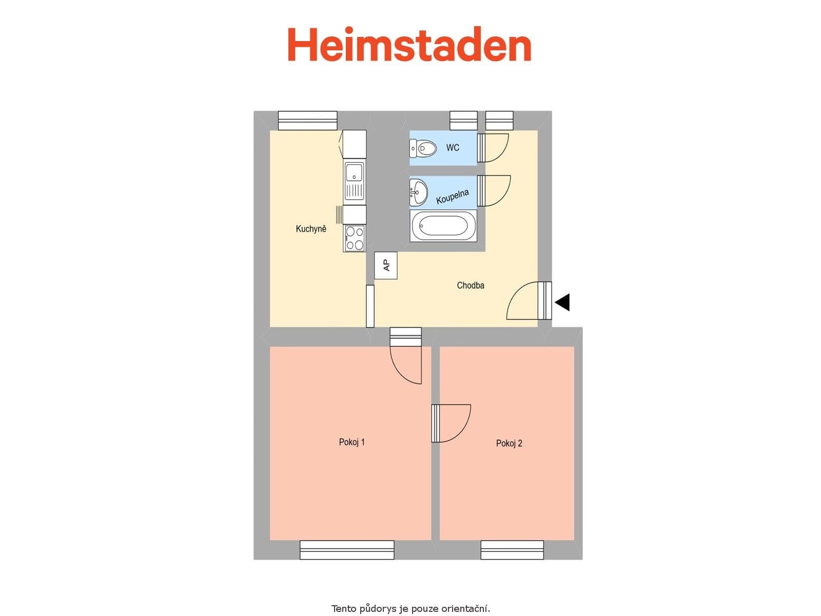 Pronájem bytu 2+1 54 m², Na Nábřeží, Havířov, Moravskoslezský kraj Pronájem bytu 2+1 54 m², Na Nábřeží, Havířov, Moravskoslezský kraj