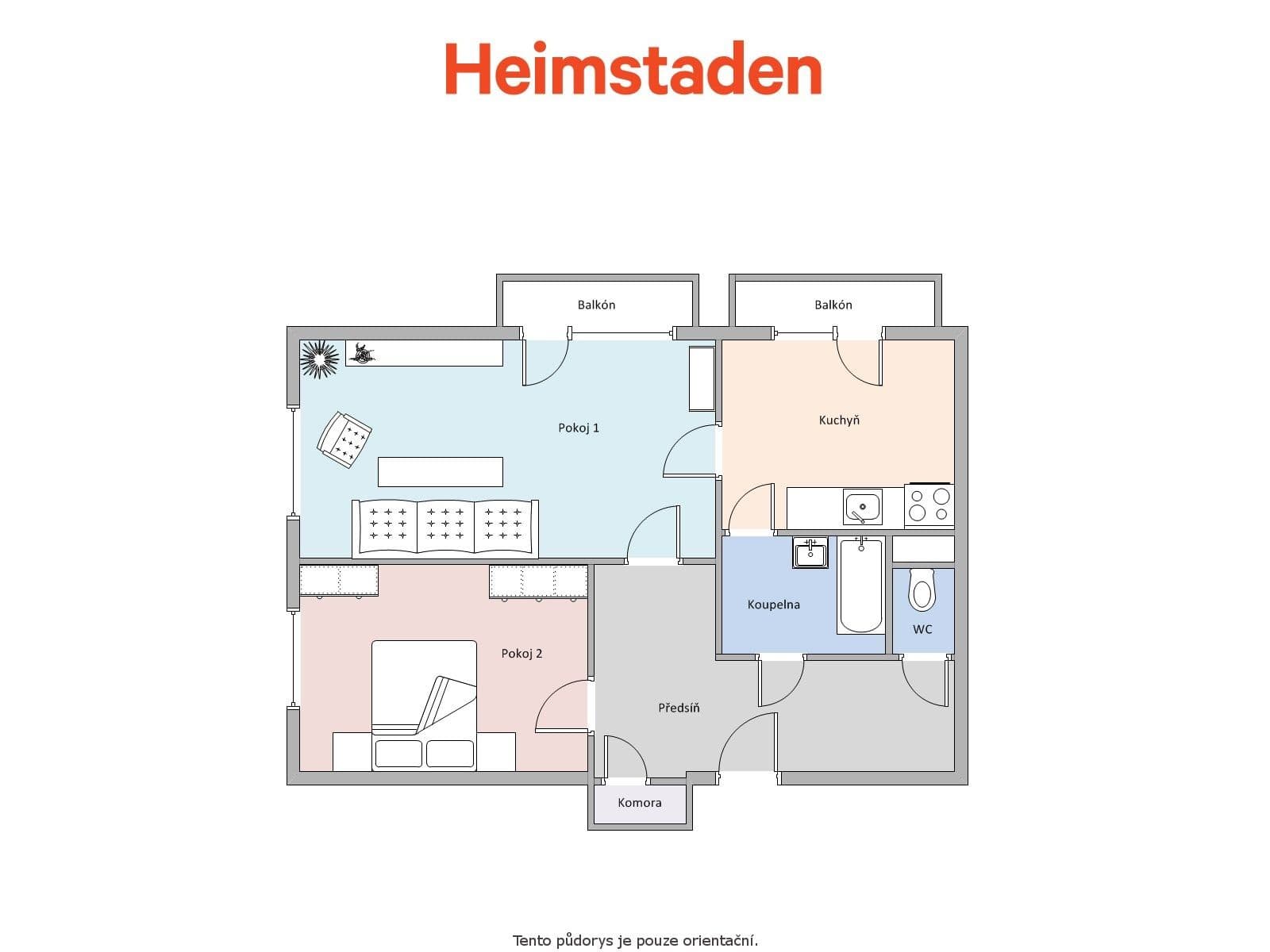 Pronájem bytu 2+1 63 m², Kosmonautů, Havířov, Moravskoslezský kraj Pronájem bytu 2+1 63 m², Kosmonautů, Havířov, Moravskoslezský kraj
