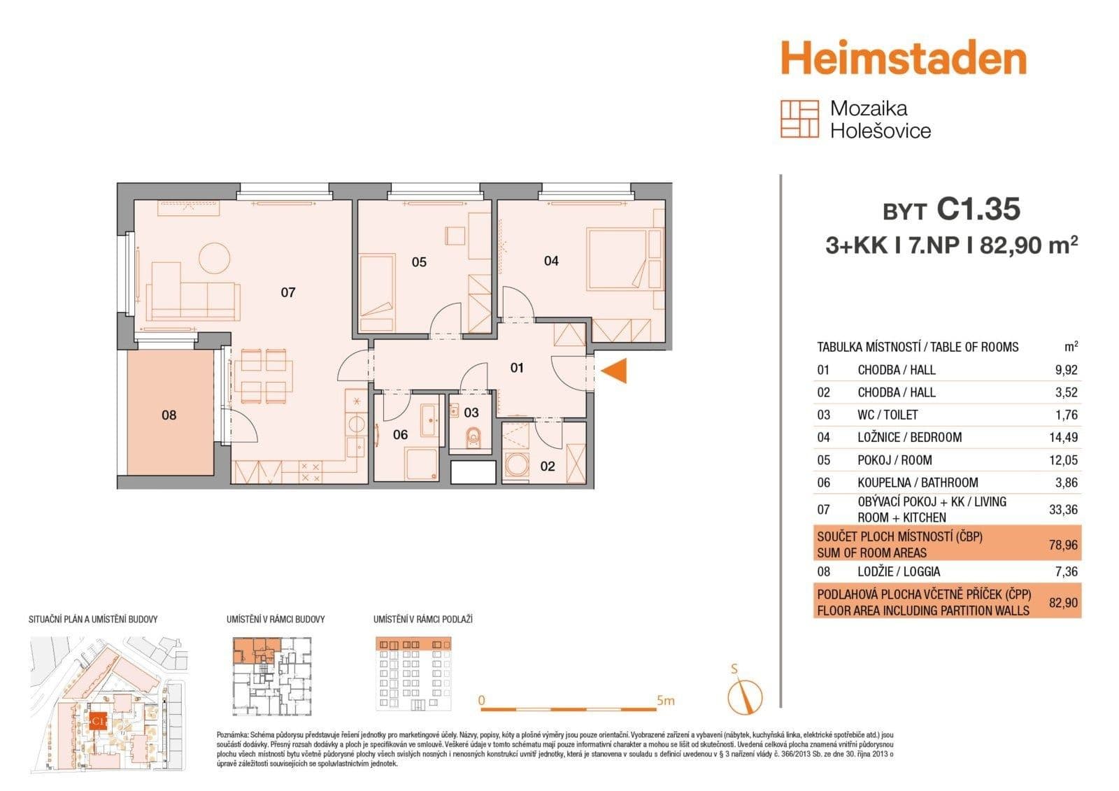 Pronájem bytu 3+kk 82 m², U Pergamenky, Praha, Praha Pronájem bytu 3+kk 82 m², U Pergamenky, Praha, Praha