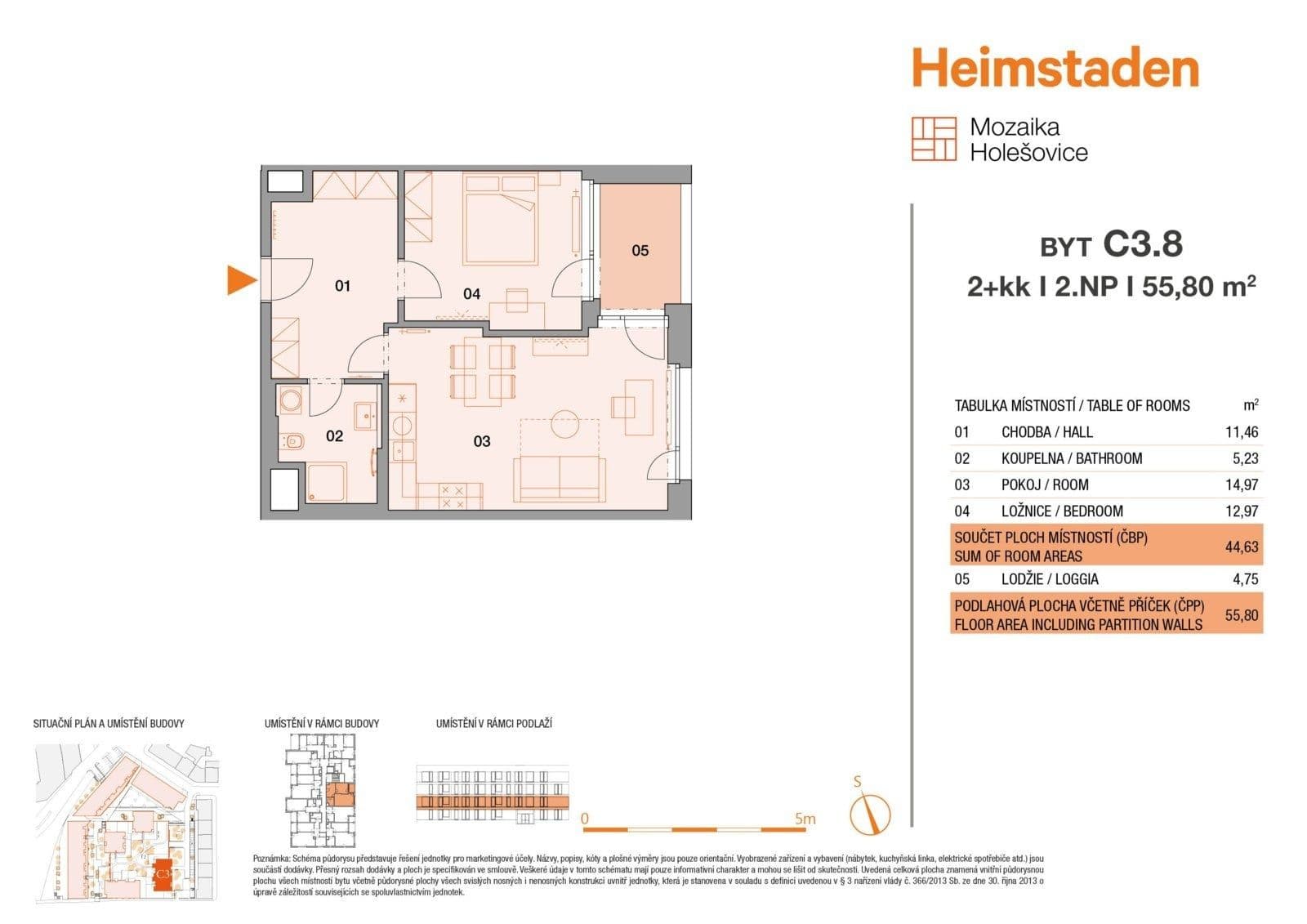 Pronájem bytu 2+kk 55 m², Vrbenského, Praha, Praha Pronájem bytu 2+kk 55 m², Vrbenského, Praha, Praha