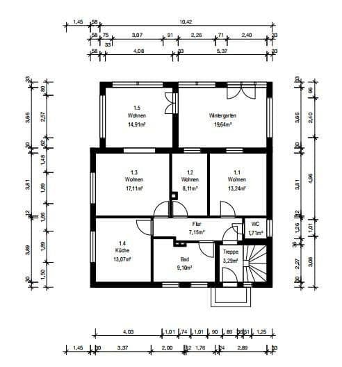 Pronájem bytu 4+1 107 m², Melle, Dolní Sasko Pronájem bytu 4+1 107 m², Melle, Dolní Sasko