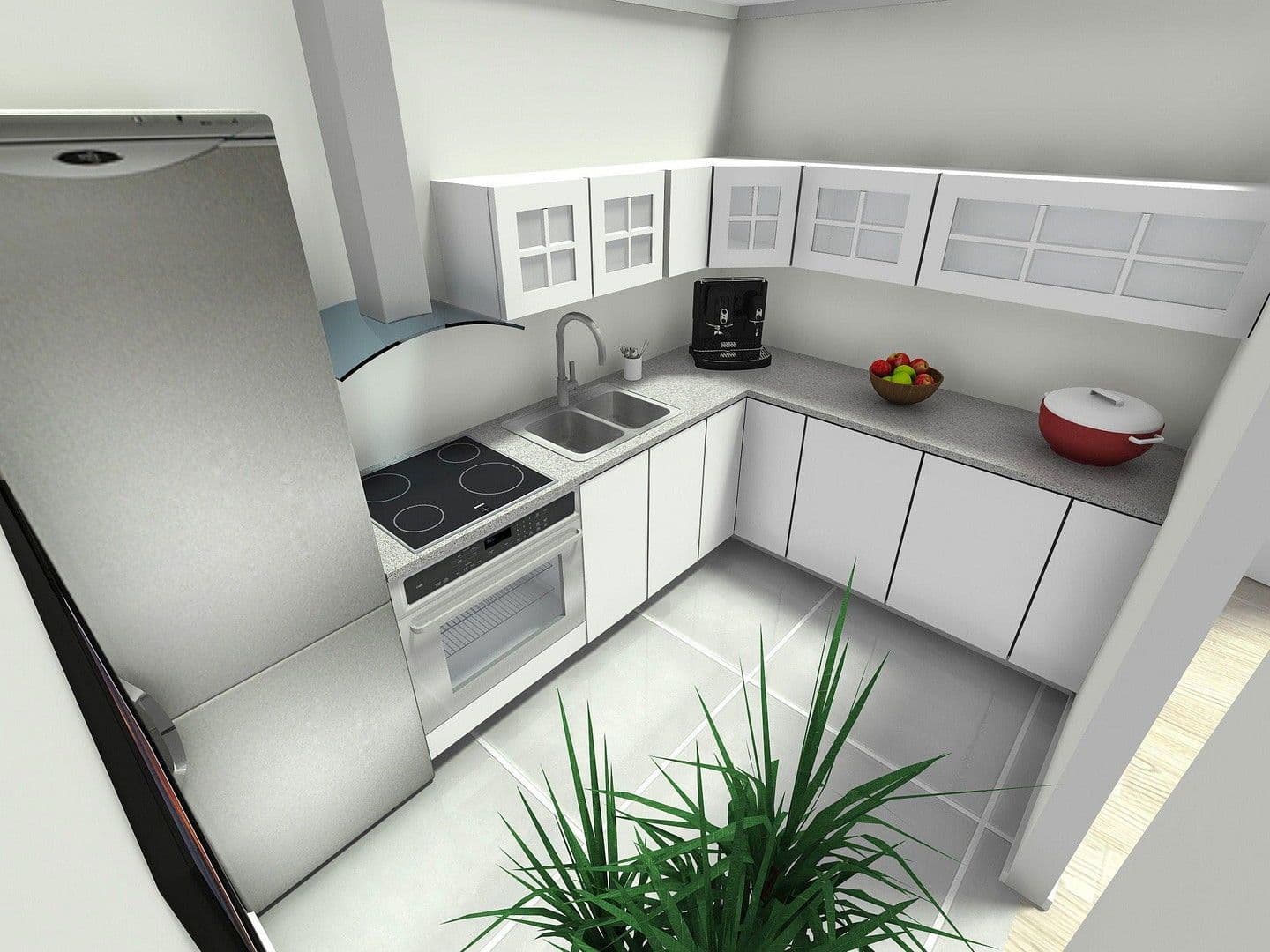 Pronájem bytu 2+1 53 m², Schäferstraße 1, Waldenburg, Sasko Pronájem bytu 2+1 53 m², Schäferstraße 1, Waldenburg, Sasko