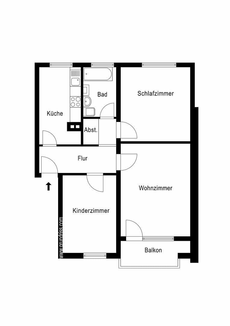 Prodej bytu 3+1 68 m², Kapfenberger Straße, Frechen, Severní Porýní-Vestfálsko Prodej bytu 3+1 68 m², Kapfenberger Straße, Frechen, Severní Porýní-Vestfálsko