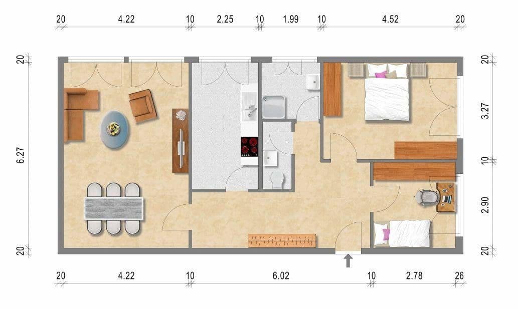 Prodej bytu 3+1 74 m², Waiblingen, Bádensko-Württembersko Prodej bytu 3+1 74 m², Waiblingen, Bádensko-Württembersko