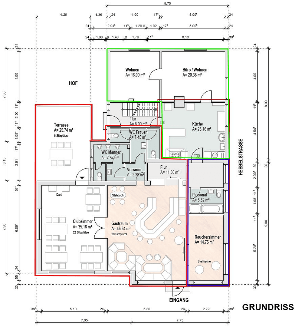 Pronájem kanceláře 105 m², Hebbelstraße 24, Hohenlockstedt, Šlesvicko-Holštýnsko Pronájem kanceláře 105 m², Hebbelstraße 24, Hohenlockstedt, Šlesvicko-Holštýnsko