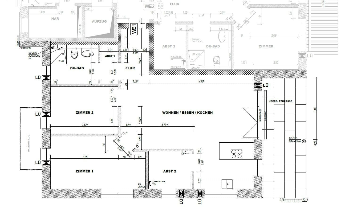 Pronájem bytu 3+1 91 m², Karl-Marx-Straße 8, Hohen Neuendorf, Braniborsko Pronájem bytu 3+1 91 m², Karl-Marx-Straße 8, Hohen Neuendorf, Braniborsko