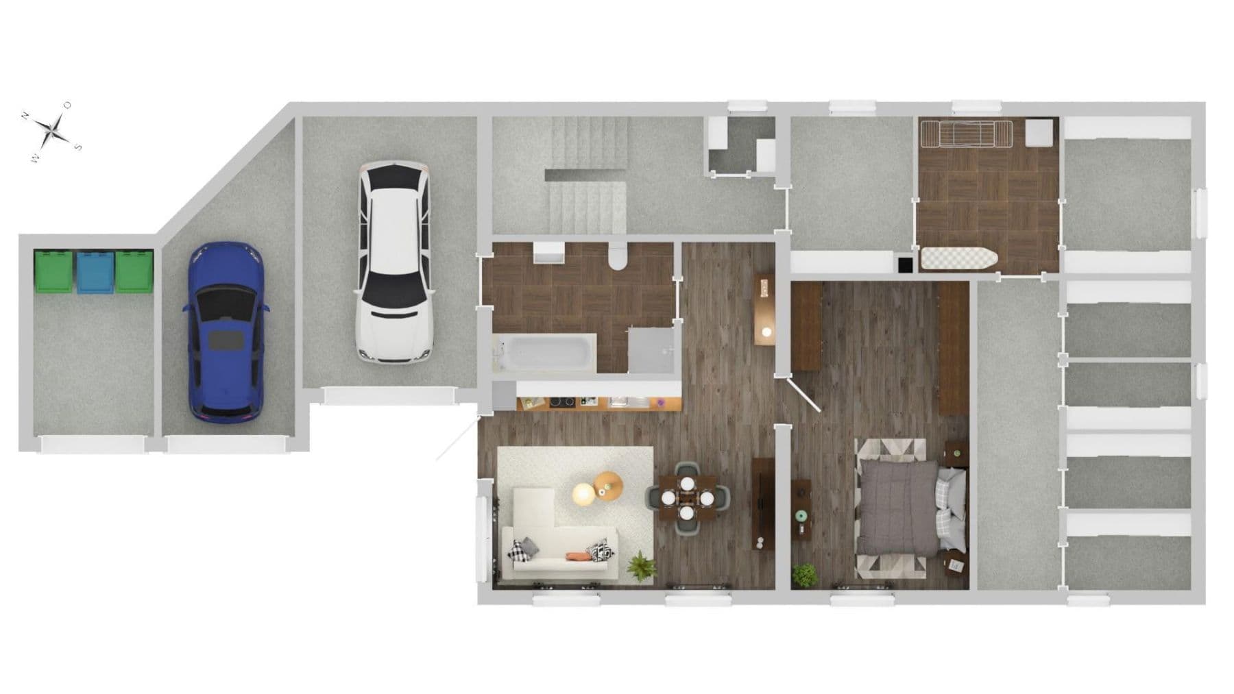 Pronájem bytu 2+1 59 m², Kanalweg 1, Niederstetten, Bádensko-Württembersko Pronájem bytu 2+1 59 m², Kanalweg 1, Niederstetten, Bádensko-Württembersko