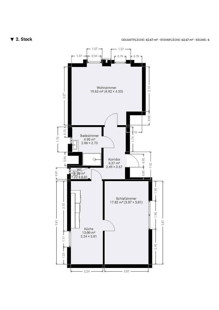 Pronájem bytu 2+1 62 m², Schloßstraße 40, Gundelsheim, Bádensko-Württembersko Pronájem bytu 2+1 62 m², Schloßstraße 40, Gundelsheim, Bádensko-Württembersko